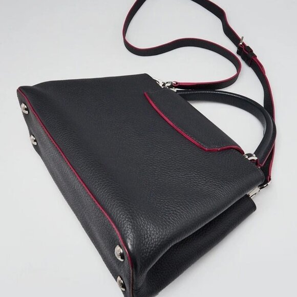 Louis Vuitton Cobalt/Fuchsia Taurillon Leather Capucines PM Bag - Picture 3 of 12